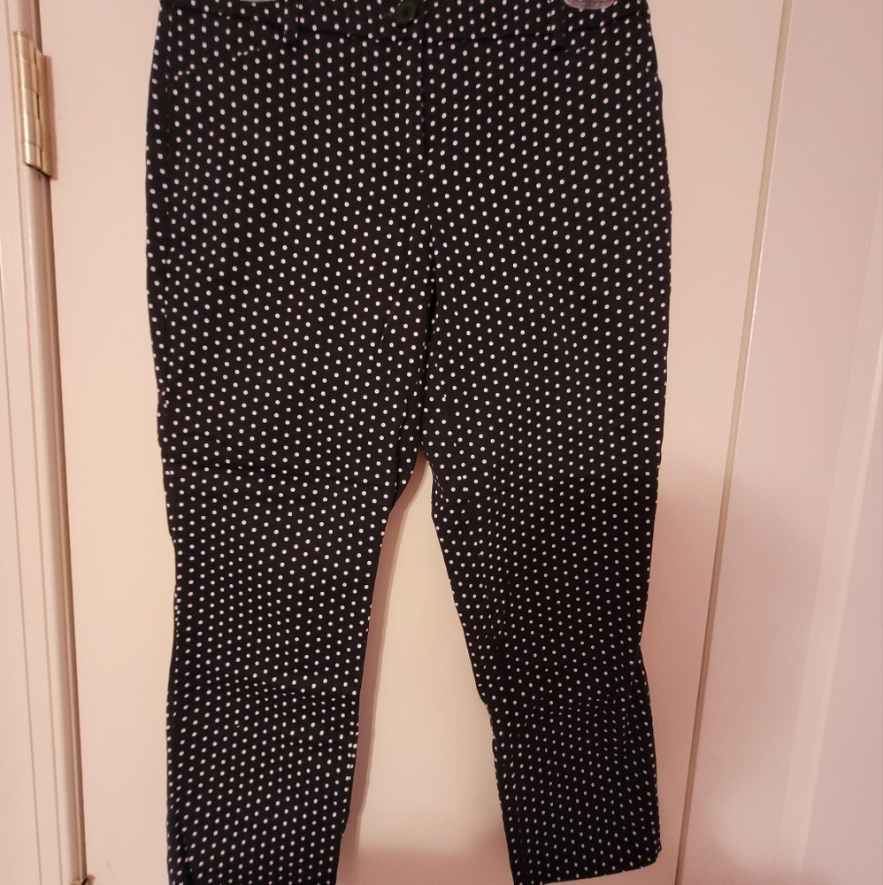 Polka Dot Casual Dress Pant